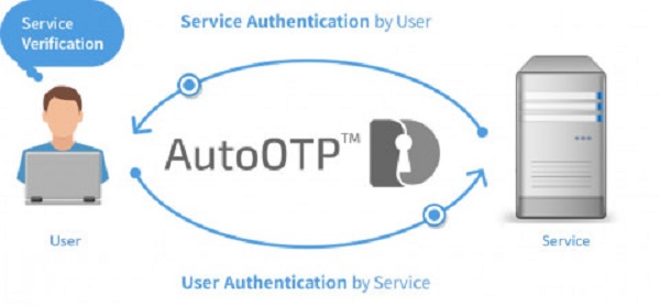 자동으로 생성된 일회용 비밀번호를 통해 인터넷 서비스가 진짜인지 확인할 수 있는 안전하고 편리한 AutoOTP