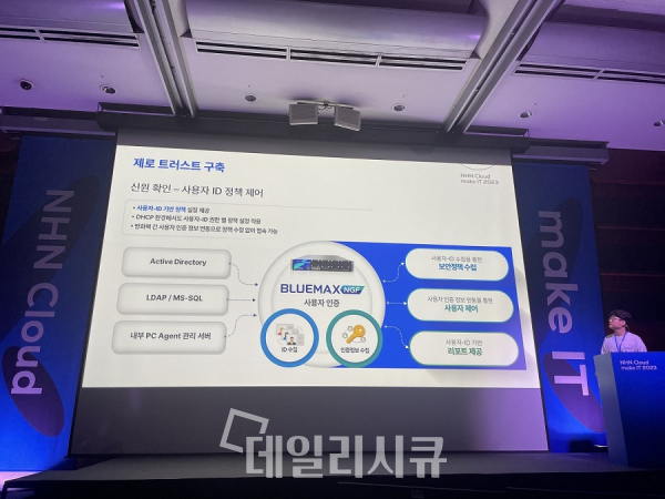 시큐아이, 'NHN Cloud make IT 2023' 참가해 제로 트러스트 적용된 블루맥스 NGF VE 소개